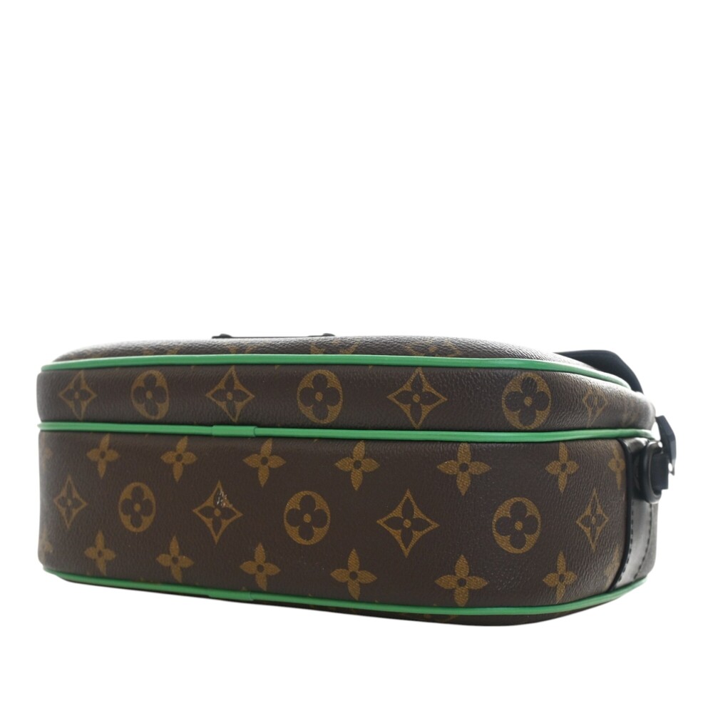 Pre-Loved Louis Vuitton Monogram Macassar S Lock Messenger Bag - Picture 12 of 12
